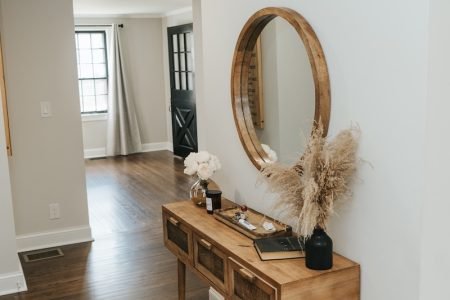 hallway renovation Custom interior trim and molding installation in Newington, CT