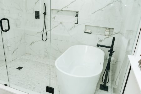 walk-in-shower-installation-newington-ct Bathroom remodeling services in Newington, CT by licensed home improvement contractor